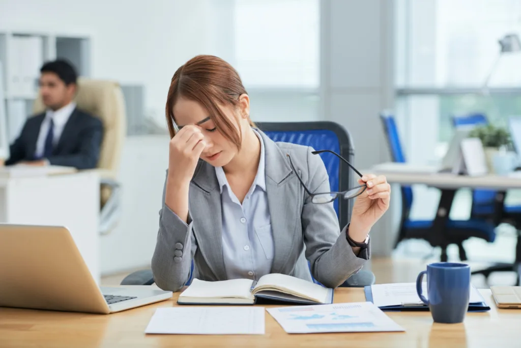 工作壓力是容易造成身體發炎原因之一